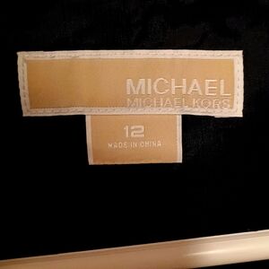 Black, Michael Kors jacket, size 12